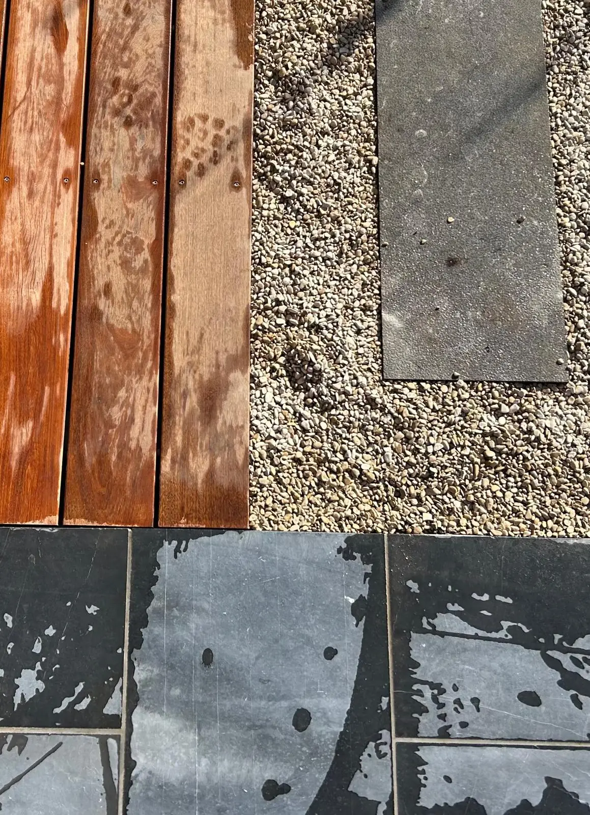 Clôture intégrée dans un aménagement de jardin
